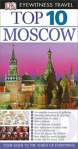 E-Book (pdf) DK Eyewitness Top 10 Travel Guide: Moscow von Unknown