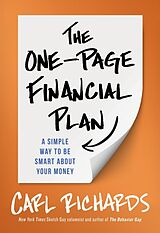 Couverture cartonnée The One-Page Financial Plan de Richards Carl