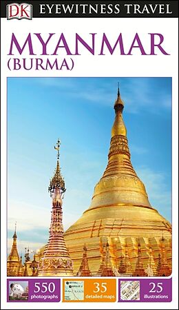 Couverture cartonnée DK Eyewitness Myanmar (Burma) de DK Eyewitness