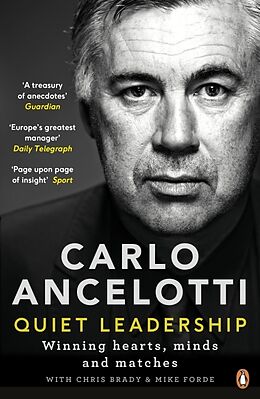 Couverture cartonnée Quiet Leadership de Carlo Ancelotti, Chris Brady, Mike Forde