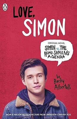 Couverture cartonnée Simon vs. the Homo Sapiens Agenda. Love Simon. Film Tie-In de Becky Albertalli