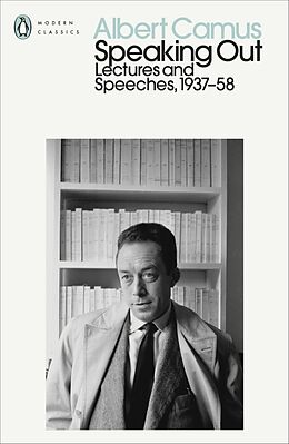 Couverture cartonnée Speaking Out de Albert Camus