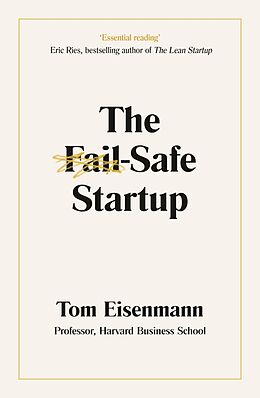 Couverture cartonnée The Fail-Safe Startup de Tom Eisenmann