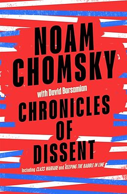 Couverture cartonnée Chronicles of Dissent de Noam Chomsky