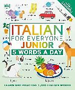 Couverture cartonnée Italian for Everyone Junior 5 Words a Day de DK