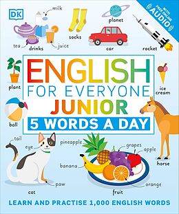 eBook (epub) English for Everyone Junior 5 Words a Day de DK