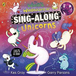 Couverture cartonnée The Who's Whonicorn of Sing-along Unicorns de Kes Gray