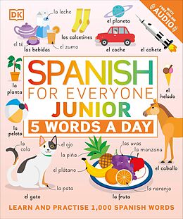 eBook (epub) Spanish for Everyone Junior 5 Words a Day de DK