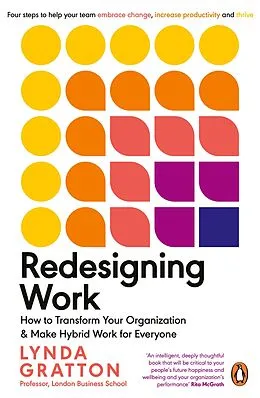 E-Book (epub) Redesigning Work von Lynda Gratton