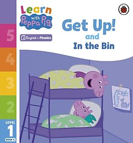 Kartonierter Einband Learn with Peppa Phonics Level 1 Book 4  Get Up! and In the Bin (Phonics Reader) von Peppa Pig