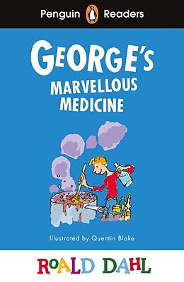 Couverture cartonnée Penguin Readers Level 3: Roald Dahl George's Marvellous Medicine (ELT Graded Reader) de Roald Dahl