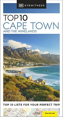 Couverture cartonnée DK Top 10 Cape Town and the Winelands de DK Travel