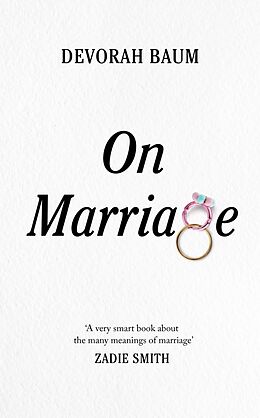 Livre Relié On Marriage de Devorah Baum