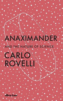 Couverture cartonnée Anaximander de Carlo Rovelli