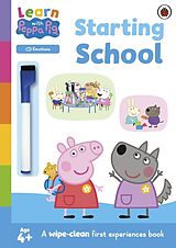 Kartonierter Einband Learn with Peppa: Starting School wipe-clean activity book von Peppa Pig