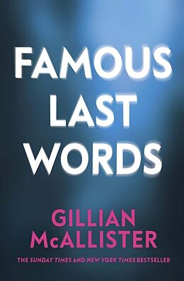 Livre Relié Famous Last Words de McAllister Gillian