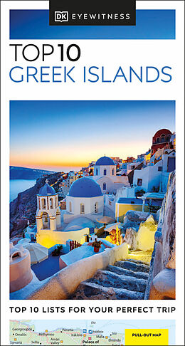 Couverture cartonnée DK Top 10 Greek Islands de DK Travel