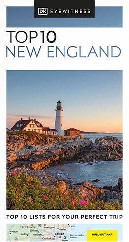 Couverture cartonnée DK Top 10 New England de DK Travel