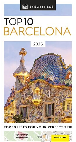 Couverture cartonnée DK Top 10 Barcelona de DK Travel