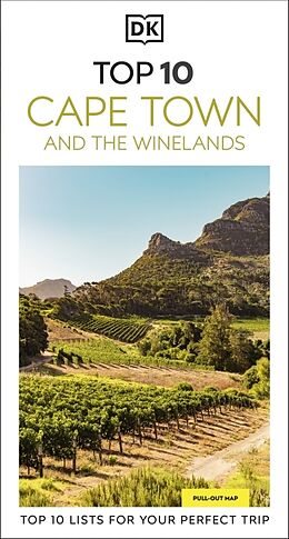 Couverture cartonnée DK Top 10 Cape Town and the Winelands de Philip Briggs