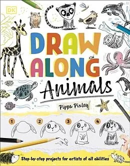 E-Book (epub) Draw Along Animals von Pippa Pixley