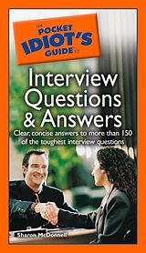 eBook (epub) Pocket Idiot's Guide to Interview Questions and Answers de Sharon McDonnell