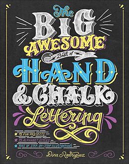 eBook (epub) Big Awesome Book of Hand &amp; Chalk Lettering de Dina Rodriguez