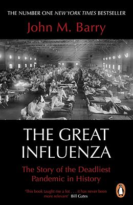 Couverture cartonnée The Great Influenza de John M Barry