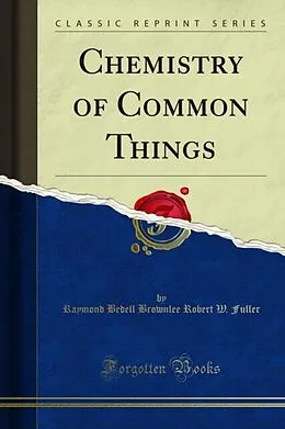E-Book (pdf) Chemistry of Common Things von Raymond Bedell Brownlee Robert W. Fuller