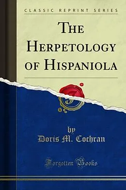E-Book (pdf) Herpetology of Hispaniola von Doris M. Cochran