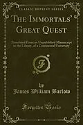 E-Book (pdf) Immortals' Great Quest von James William Barlow