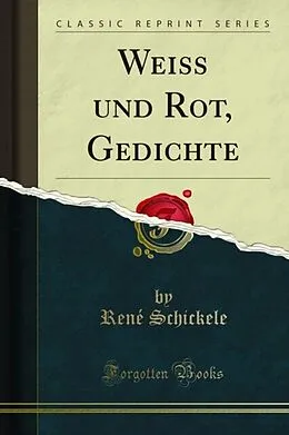 E-Book (pdf) Weiss und Rot, Gedichte von Rene Schickele