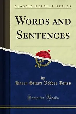 E-Book (pdf) Words and Sentences von Harry Stuart Vedder Jones