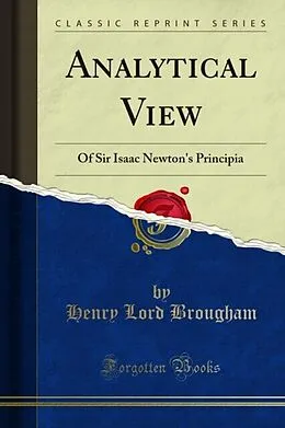 E-Book (pdf) Analytical View von Henry Lord Brougham, E. J. Routh