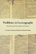 E-Book (epub) Problems in Lexicography von Michael Adams