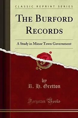 E-Book (pdf) Burford Records von R. H. Gretton