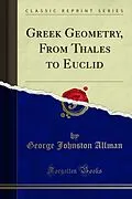 E-Book (pdf) Greek Geometry, From Thales to Euclid von George Johnston Allman