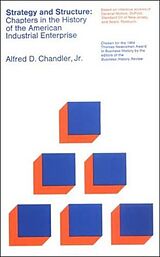 Couverture cartonnée Strategy and Structure de Alfred D. Chandler