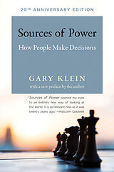 Couverture cartonnée Sources of Power de Gary Klein