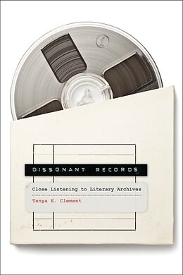 Couverture cartonnée Dissonant Records de Tanya E. Clement