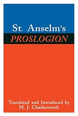 eBook (pdf) St. Anselm's Proslogion de St. Anselm