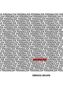 eBook (epub) Personalism de Emmanuel Mounier