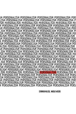 E-Book (epub) Personalism von Emmanuel Mounier