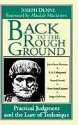 Fester Einband Back to the Rough Ground von Joseph Dunne