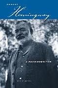 Kartonierter Einband Ernest Hemingway von Philip Young