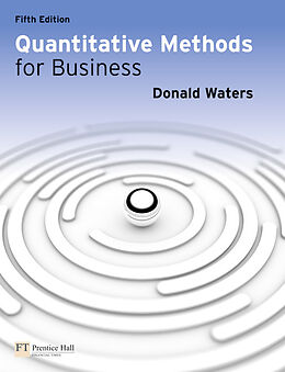 Couverture cartonnée Quantitative Methods for Business de Donald Waters