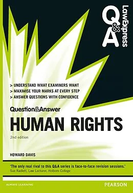 E-Book (pdf) Law Express Question and Answer: Human Rights von Howard Davis