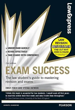 E-Book (pdf) Law Express: Exam Success 2nd edn PDF eBook von Emily Finch, Stefan Fafinski