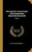 Fester Einband Beiträge Zur Assyriologie Und Semitischen Sprachwissenschaft; Volume 4 von 