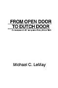 Couverture cartonnée From Open Door to Dutch Door de Michael Lemay